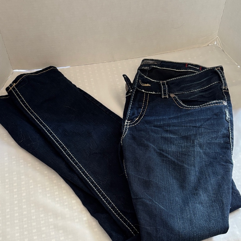 Silver Jeans Women's Deep Indigo Skinny Jeans